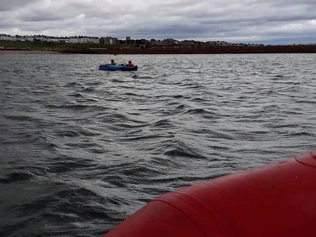 The teenagers were blown out to sea. Pic: Sunderland Coast Rescue Team