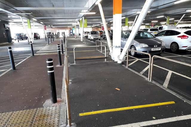 At around noon on Saturday, October 21, every trolley bay in the car park was completely empty.