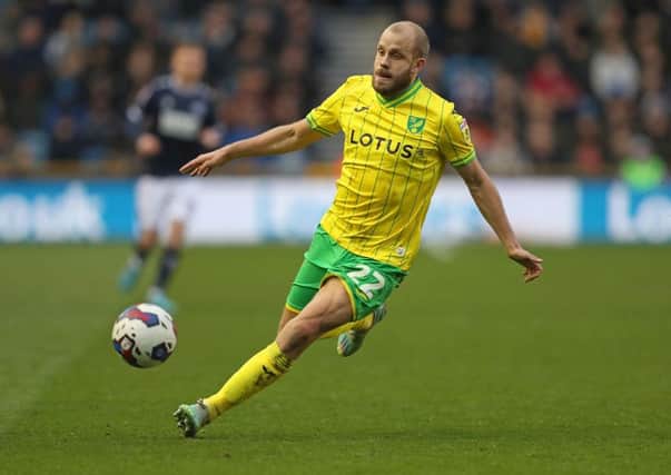 Teemu Pukki playing for Norwich City. (Photo by Henry Browne/Getty Images)