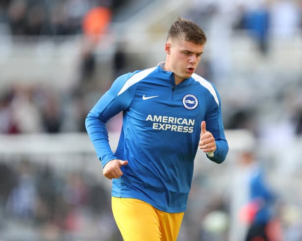 Evan Ferguson of Brighton & Hove Albion, has struggled for game time this season