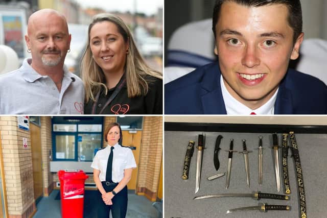 Operation Sceptre has been backed by Tanya and Simon (top left), parents of 18-year-old Connor Brown, who was stabbed while on a night out with friends in 2019.