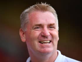 Dean Smith, Norwich City manager. (Photo by Clive Mason/Getty Images).
