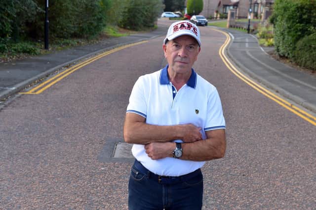 Seafields resident Ray Barker and others are angry over proposed parking measures.