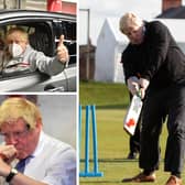 Reminders of Boris Johnson's visits to Sunderland and County Durham.