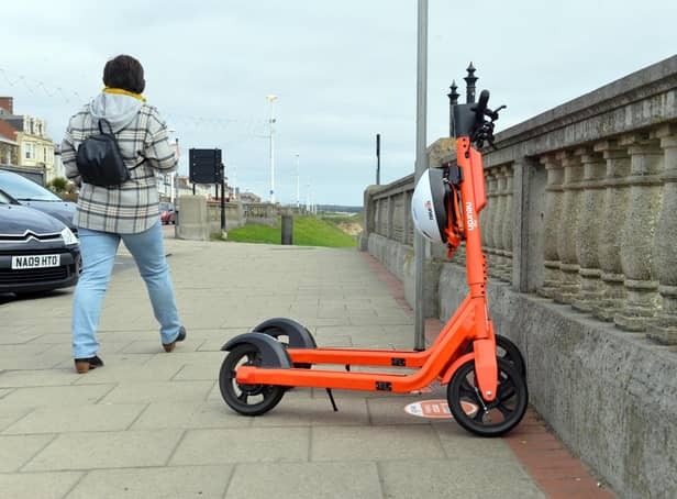 Sunderland's e-scooters.