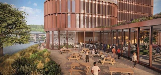 Artist's impression of how the studios in Pallion would look