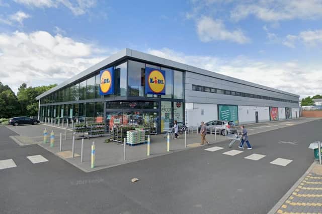 The fire was in the car park of the Lidl store in North Hylton Road