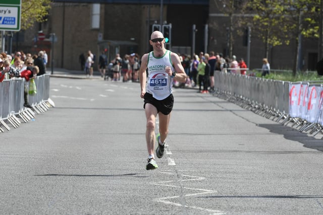James McKenzie 2nd in the Sunderland City Runs half marathon this morning.