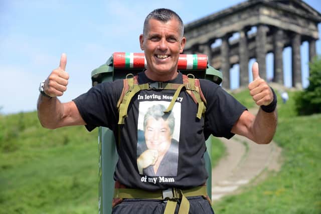 Deano is taking on the challenge to honour his late mother, Edna Gardner.