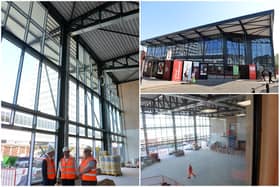 Sunderland's new train station entrance is on track