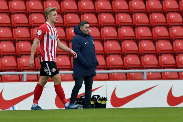Lee Johnson reveals his thoughts on Oliver Younger, Josh Hawkes and Anthony Patterson's Sunderland first-team chances