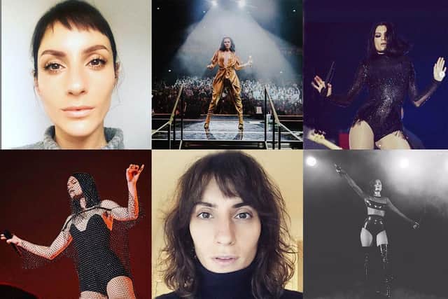 Montage of images of University of Sunderland graduate Madeleine Bowden (top left) and Jessie J