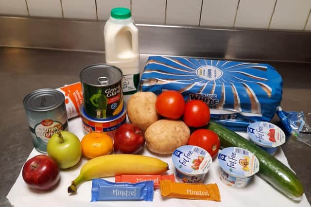 A weekly food parcel/ Credit: Sunderland City Council