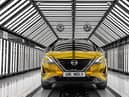 Nissan has produced a gold Qashqai to mark the occasion