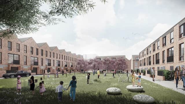 How housing development at Sunderland Civic Centre site could look