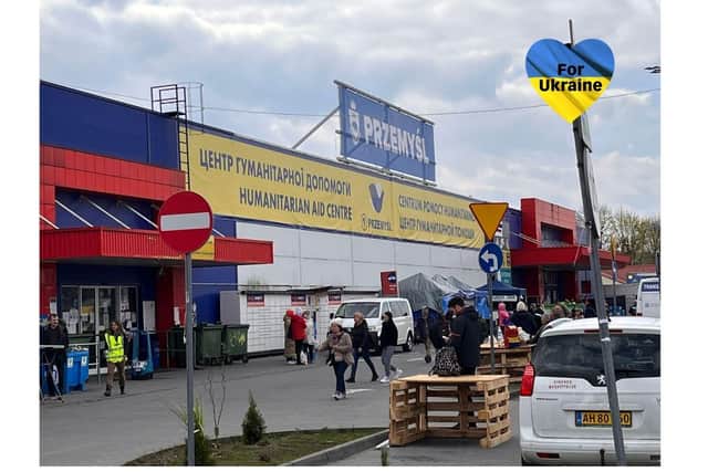 The refugee camp at Przemyśl.