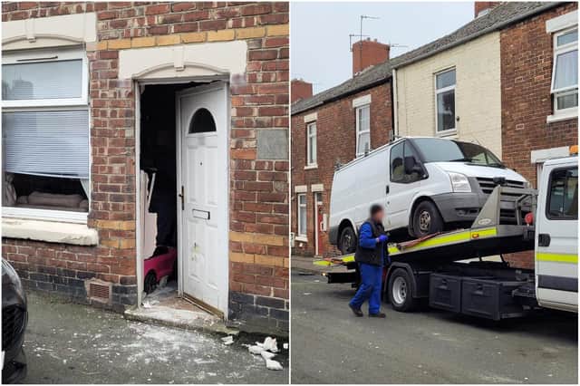 Durham Constabulary shared these photos following the raids in East Durham.