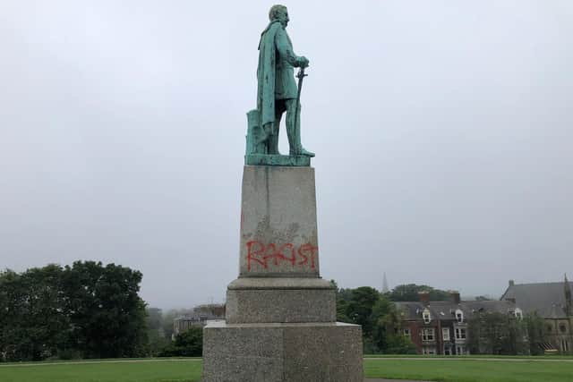 The statue was included on the Topple the Racists list