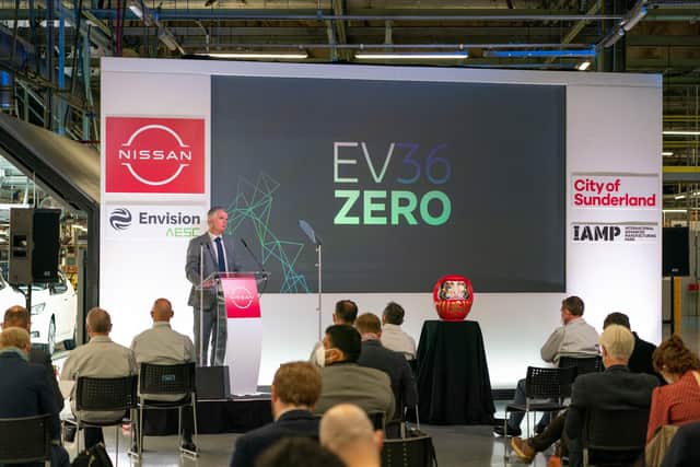 Patrick Melia, Chief Executive of Sunderland City Council, at the launch of the EV Hub