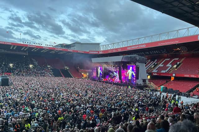 Bramall Lane was packed to the rafters.