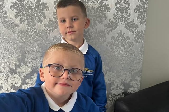 Back to school in Sunderland. Carter going into Year 2 and Jack starting Reception.