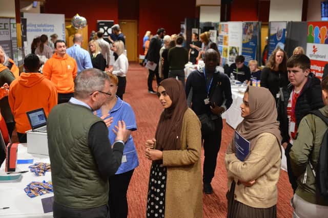 Hundreds of prospective employees attended a jobs fair at the Stadium of Light as part of the City of Sunderland Business Festival.