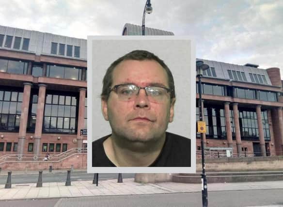 George Young, 41, of no fixed abode, but from Sunderland based on the prosecution evidence. He was jailed for 22 months for breach of sexual harm prevention order