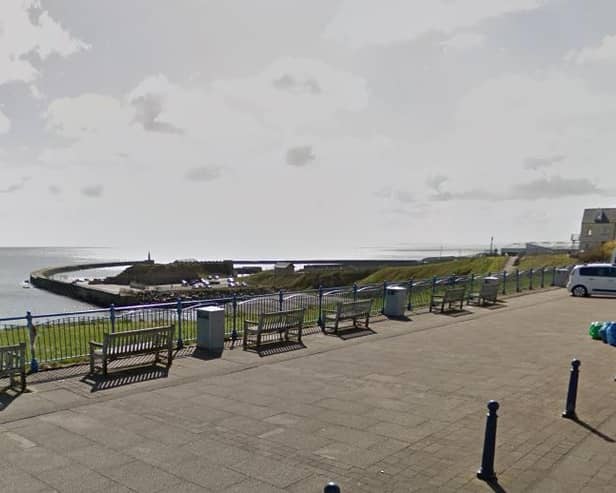 Sunderland Coastguard Rescue Team joined Seaham's team to carry out a check of Seaham's South Pier following reports of concern for someone. Image copyright Google Maps.