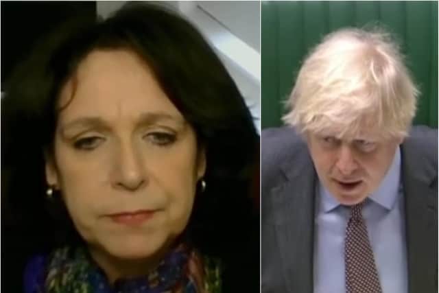 Sunderland Central MP Julie Elliott challenged Boris Johnson over care workers pay at PMQs on February 3