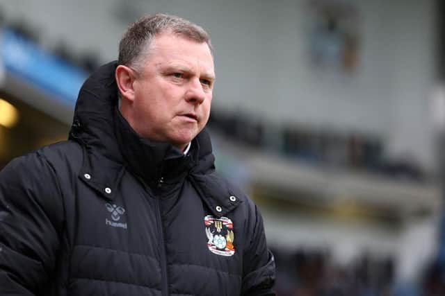 Coventry City boss Mark Robins. (Photo by Mark Thompson/Getty Images)