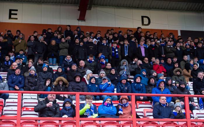 Kilmarnock fans last attended a game with their side when they faced Hamilton in Lanarkshire, but the home side triumphed 1-0 (Photo by Bill Murray / SNS Group)
