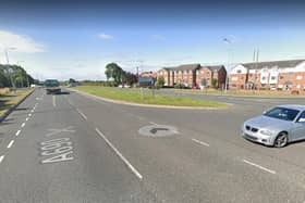 New traffic lights are coming to two junctions on the A690. Google image.