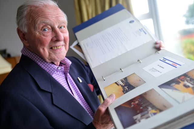 Les Allen, 92, who first saw Sunderland play when he was 7 years old.