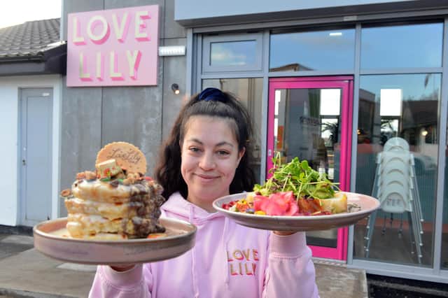 Love Lily opens its new cafe at Herrington Country Park with staff member Laura Carr.