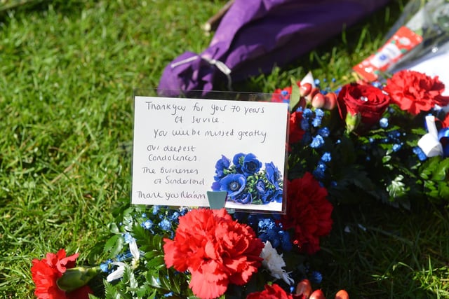 Flowers and notes have been left at Mowbray Park.