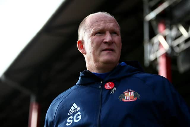 Simon Grayson during his days as Sunderland manager.