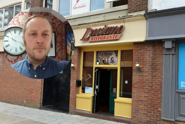 Patrick James has launched a petition to support Luciano's in relocating within Keel Square.