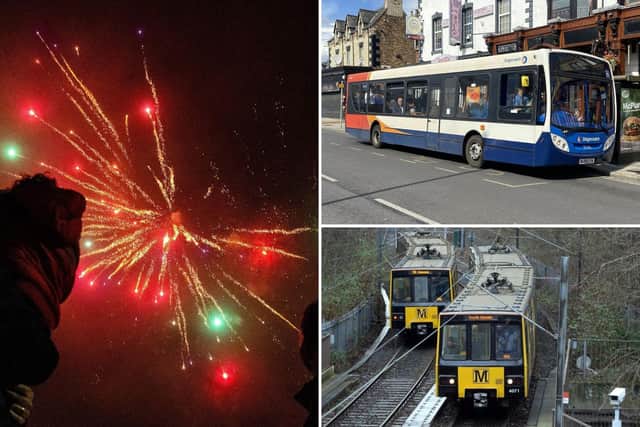 Bus and Metro timetables are likely to be disrupted due to New Year's Eve.