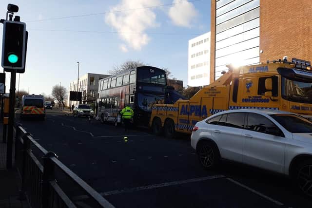 The bus is removed
