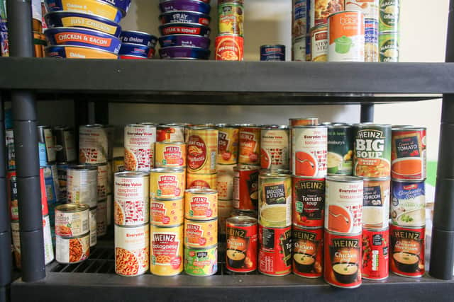 Donations are welcomed by local food banks for struggling families (Photo by Matt Cardy/Getty Images)