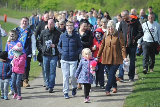 The North East Autism Society's 2017 Walk for Autism in Herrington Country Park, Sunderland.