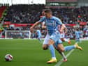STOKE ON TRENT, ENGLAND - OCTOBER 22: Viktor Gyökeres of Coventry City battles for the ball with Ben Wilmot of Stoke City during the Sky Bet Championship between Stoke City and Coventry City at Bet365 Stadium on October 22, 2022 in Stoke on Trent, England. (Photo by Graham Chadwick/Getty Images)