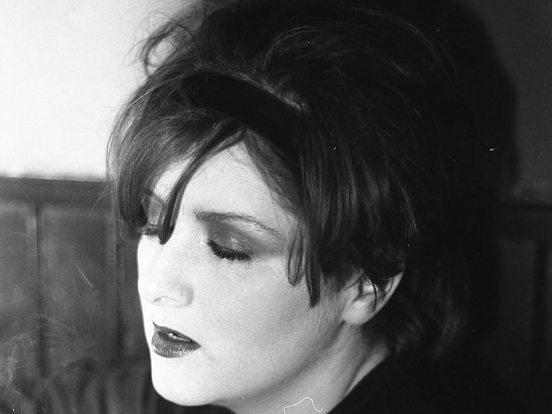 A moment at Maestro's in Scott Street, Glasgow. Pictured is the late Strawberry Switchblade drummer Carol McGowan.