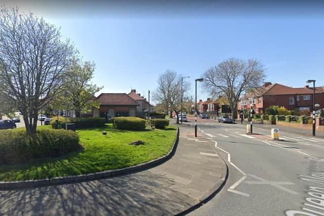 Landscaped greenspace at the junction of Queen Alexandra Road and Tunstall Road. Picture: Google Maps