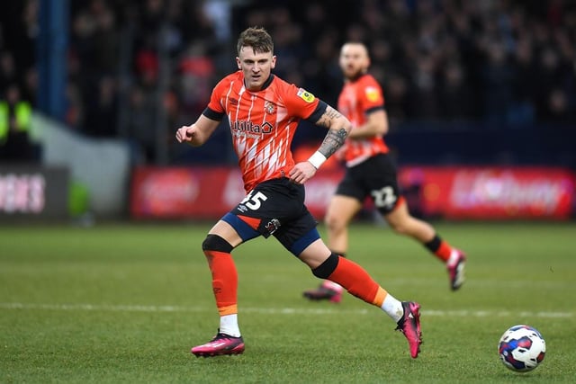 Another Luton player who enjoyed a fine season. Doughty, 24, was Luton’s regular left wing-back during the 2022/23 season and scored against Sunderland in March. He also assisted Carlton Morris’ opener against the Black Cats in October.