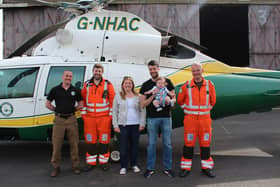 Helen, Steven and Isaac with GNAAS staff Andy Mawon, Marcus Johnson and Keith Armatage