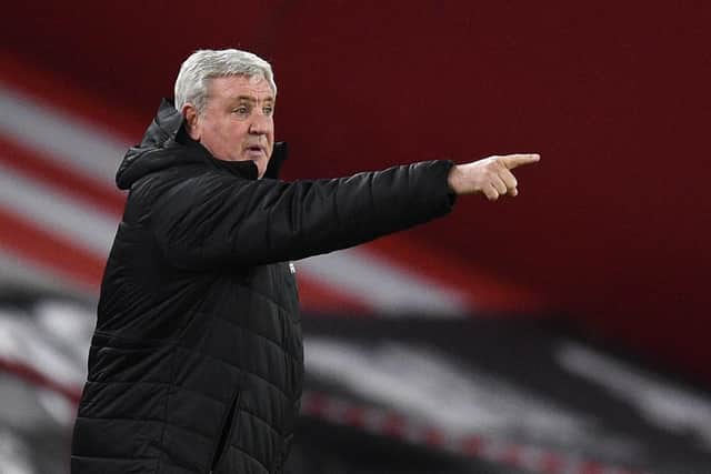 Newcastle United head coach Steve Bruce.