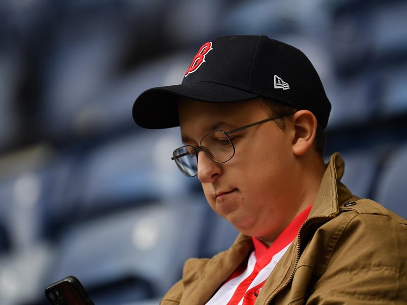 Sunderland fans at Preston North end as the Black Cats lost 2-1 at Deepdale in the Championship.