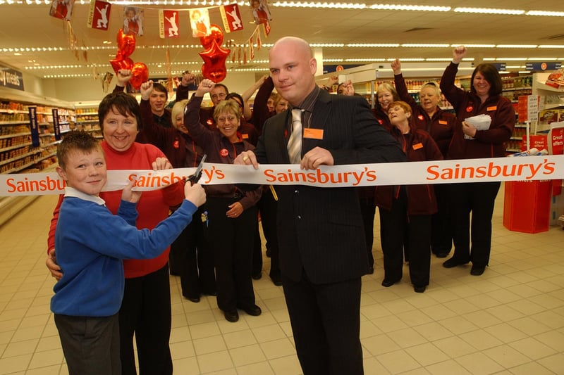 The new Sainsbury's store opened in 2008 and pupils and teachers from Throston Primary School were among the people who marked the occasion. Were you there?