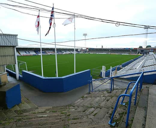 Hartlepool United's Victoria Park stadium.